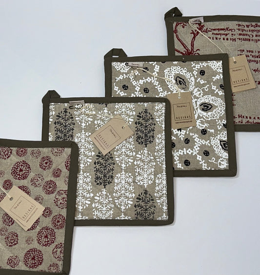 Linen Pot Holders